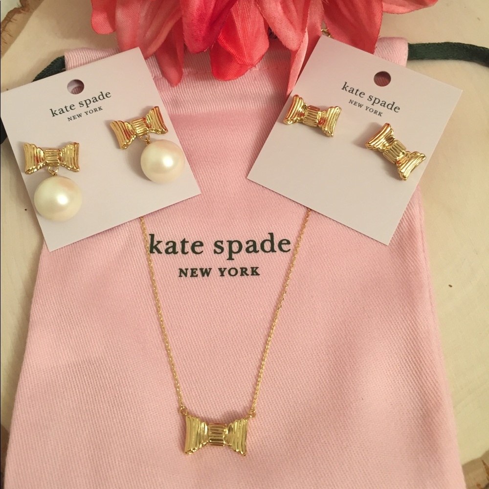 KATE SPADE ♠️ JEWELRY SET Earrings and necklaces
